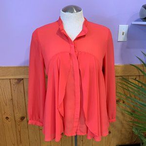 5 for $25 - Ketz-ke Long Sleeve Button Down Blouse